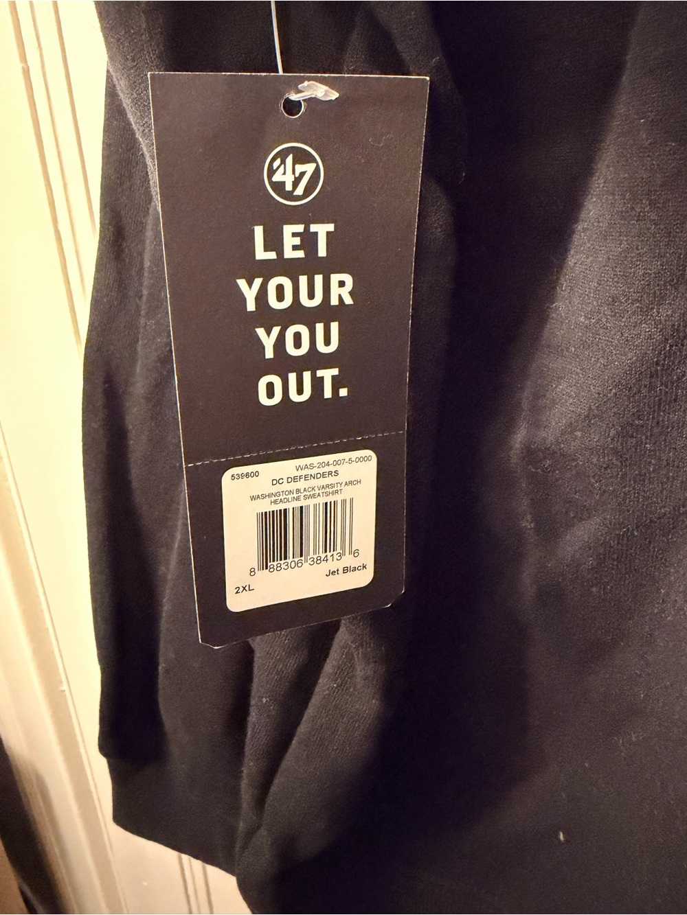 Defenders Football Black Crewneck Sweatshirt - Picture 3 of 4